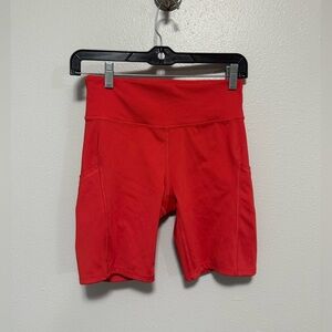 Womens All in Motion Coral Biker Shorts – Size Small